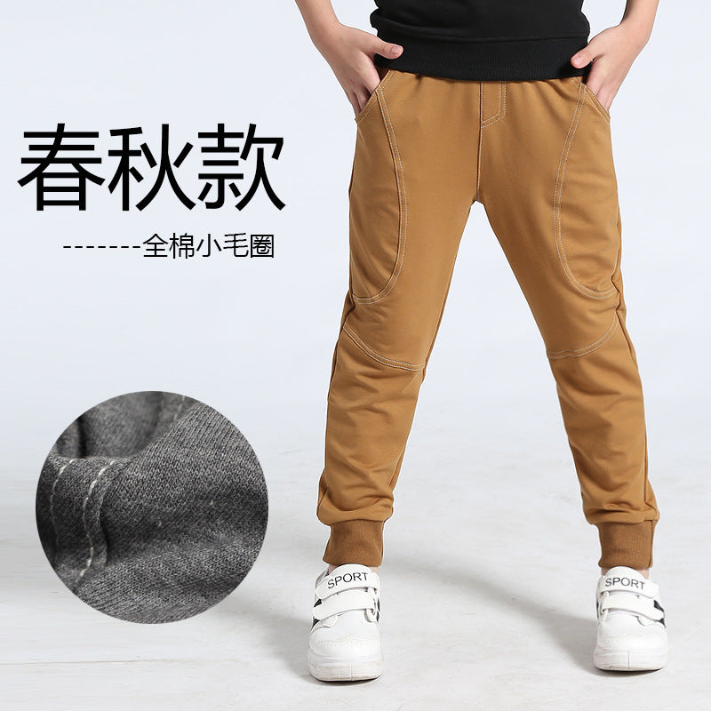 FI25101409男童秋季韓國版新款百搭長褲休閒立體款