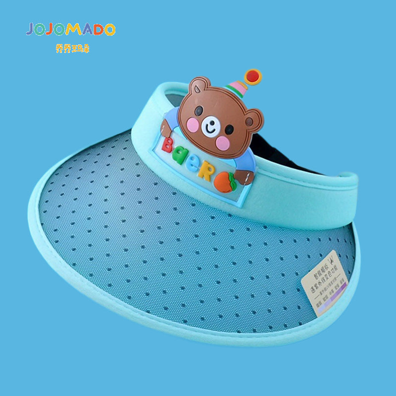 GD24051902兒童防曬帽夏季防暑空頂太陽帽男童女寶大帽簷遮陽帽(9-12天到貨)