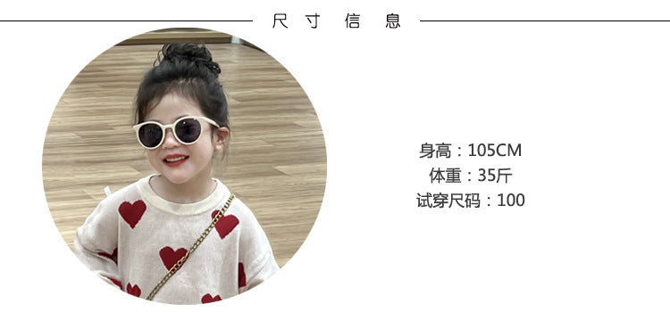 CG25103003女童秋穿灰色毛線背心+紗質荷葉邊領打底衫+細格大眾燈籠褲