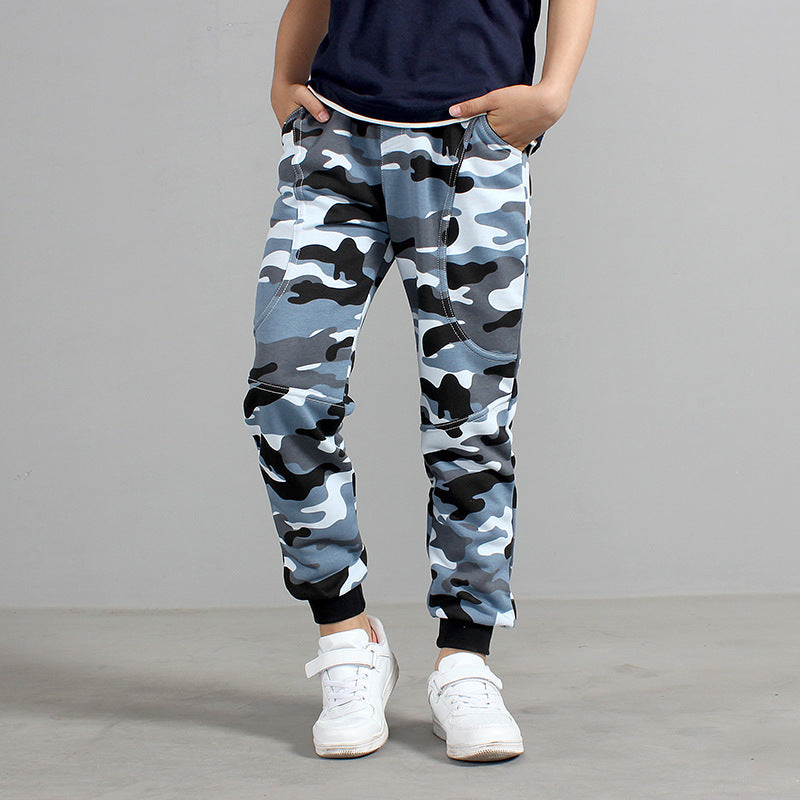 FI25101409男童秋季韓國版新款百搭長褲休閒立體款