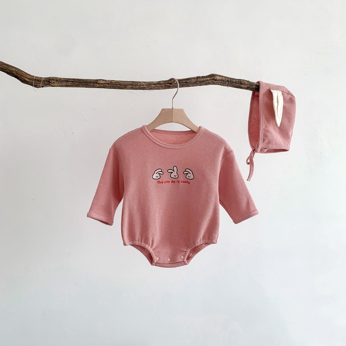 G23082424嬰兒衣服2023男女寶寶超萌卡通爬服可愛長袖哈衣兩件套帶帽連體衣