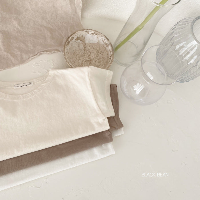 GF25061705韓版嬰幼兒可愛洋氣套裝ins夏季純棉包屁背帶短褲短袖T恤兩件套潮