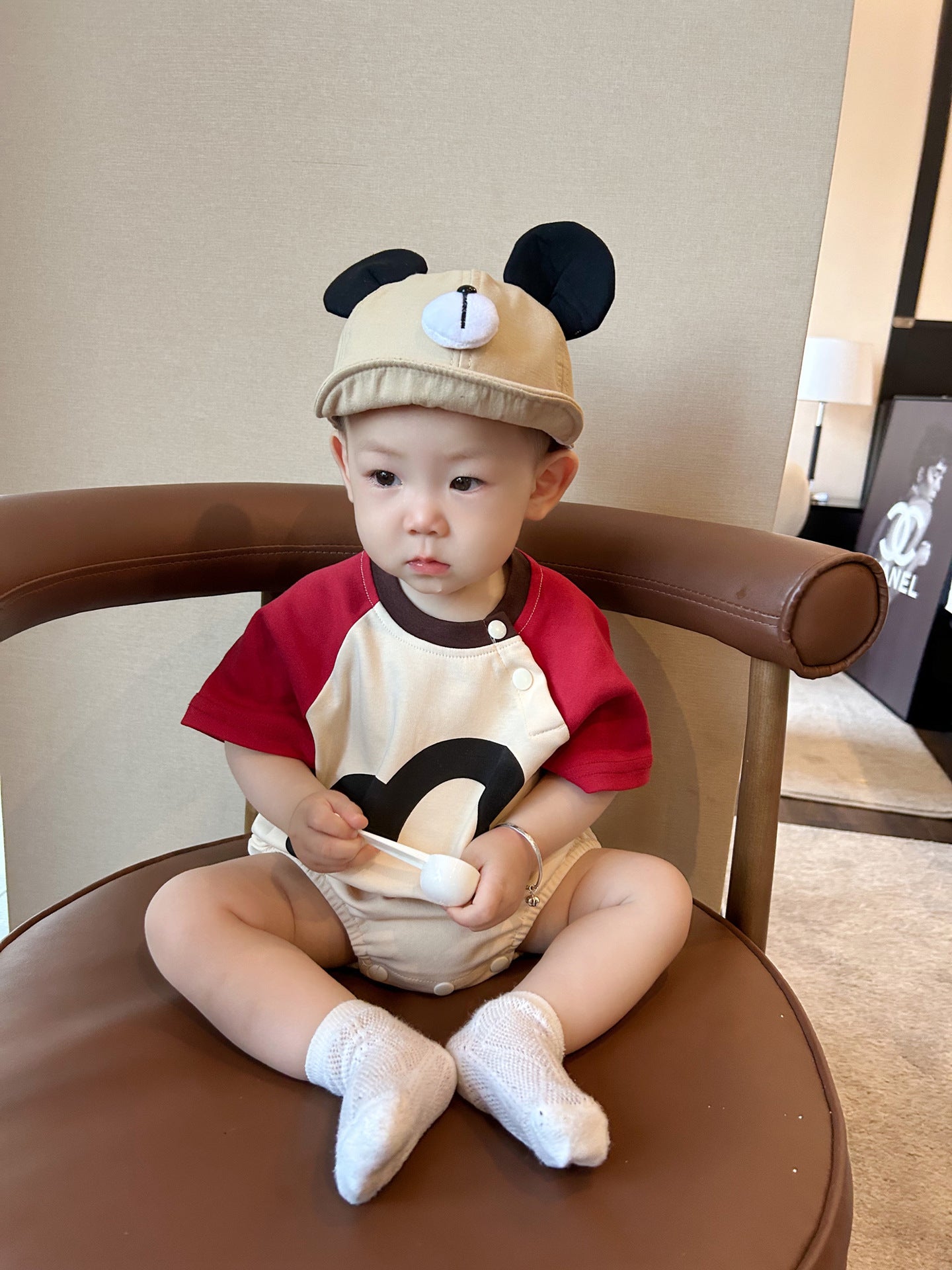 L23070616愛心親子裝母女夏款連衣裙子一家三口四口母女裝夏季洋氣套裝