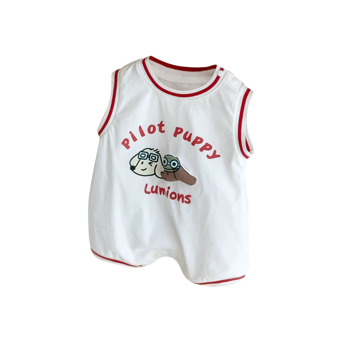 GH25070707夏季新款嬰兒爬服薄款無袖哈衣運動籃球服男寶寶棉質爬爬服潮(熱銷商品—庫存不多僅上架批發2周)