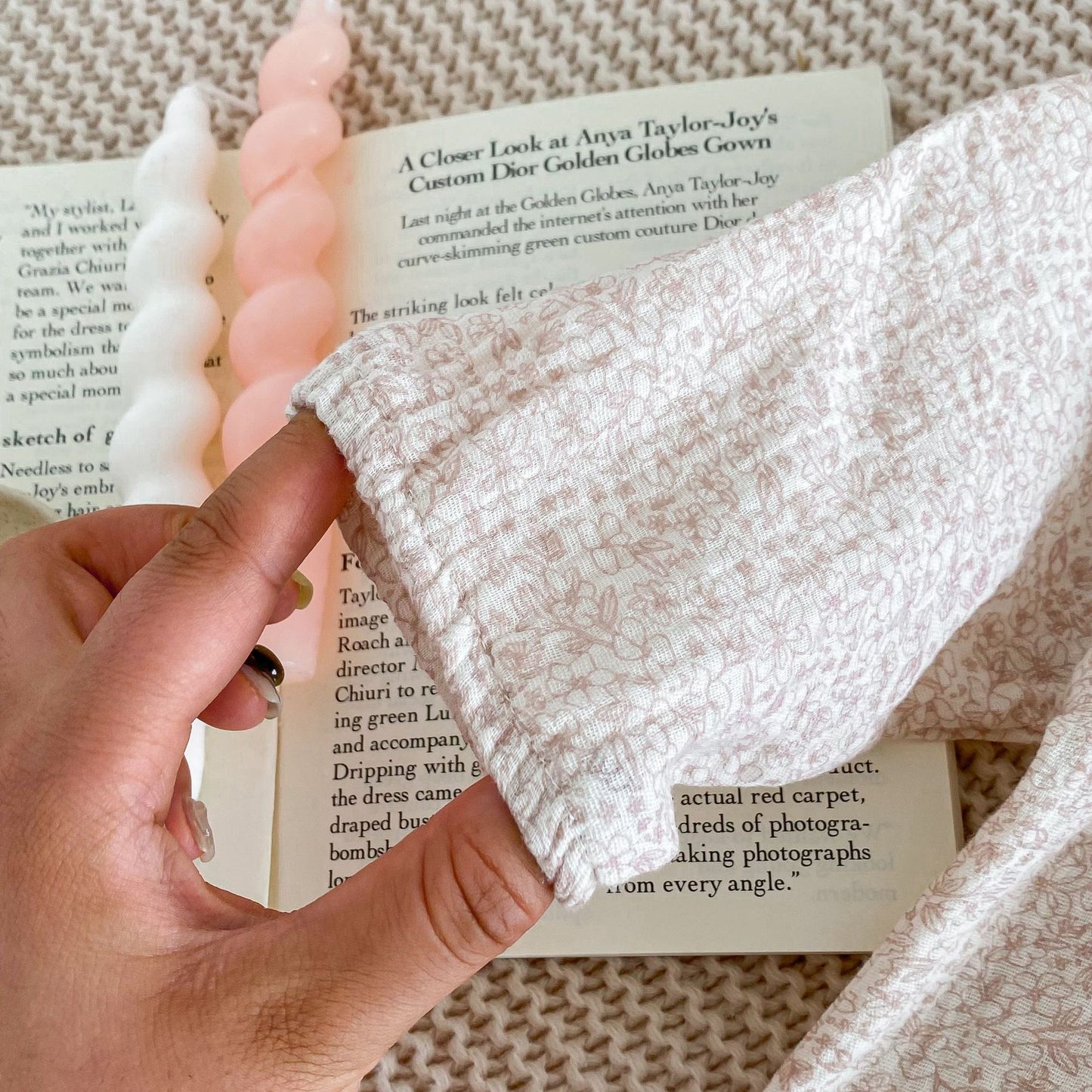 Z25022325 ins女童春秋款棉長袖碎花連身衣 嬰兒寶寶甜美娃娃領爬服外出衣服