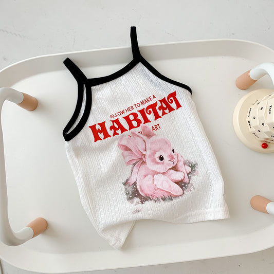 G23051629女寶寶夏季小吊帶韓版背心服