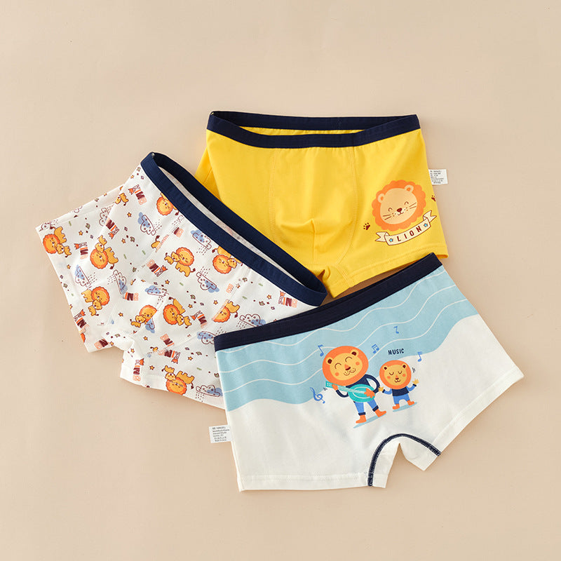 Z25040110男童內褲純棉批發兒童中大童短褲青少年男生a類平角四角寶寶底褲