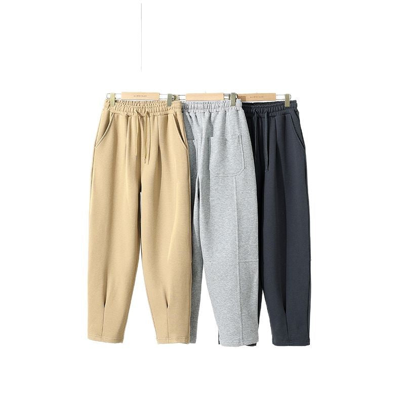 FI25101419童褲秋季韓版新款兒童運動長褲大童加肥平腳褲男童防蚊褲子批發