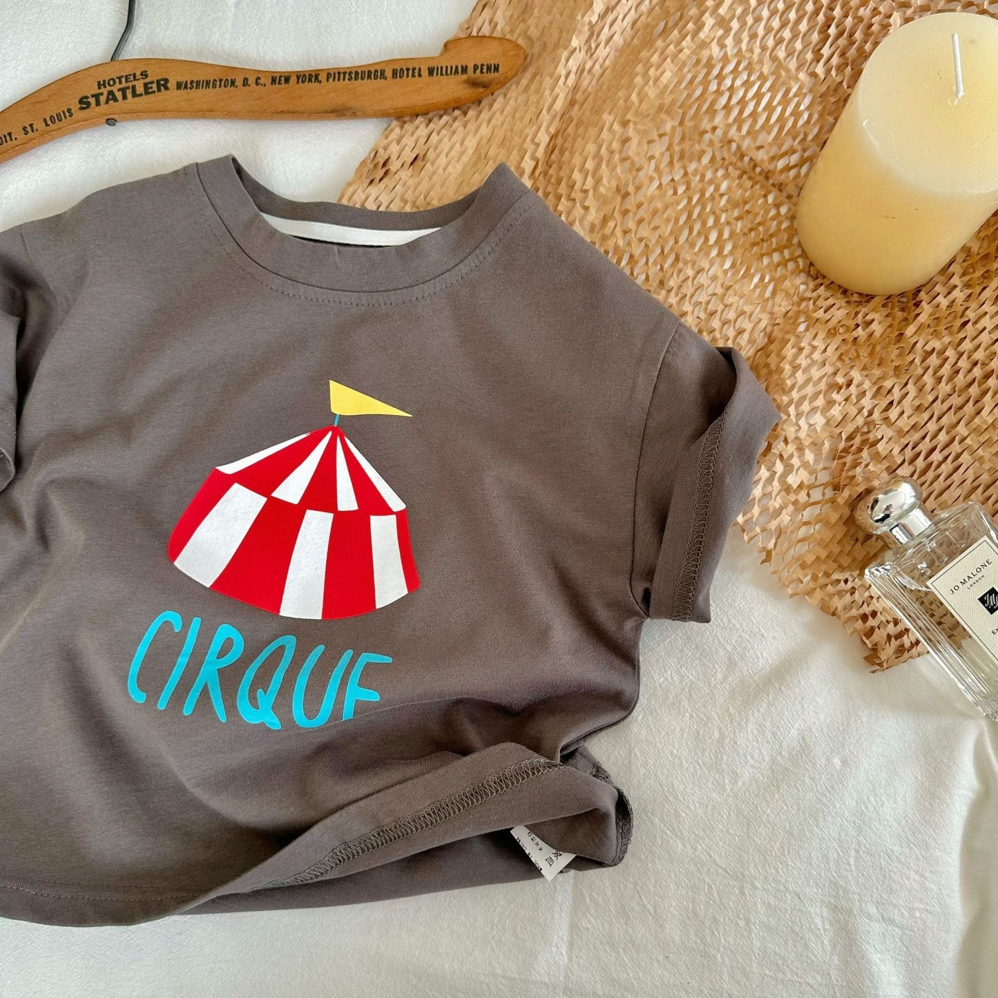 CA23072705男女童短袖T恤卡通印花可愛韓版寶寶半袖上衣