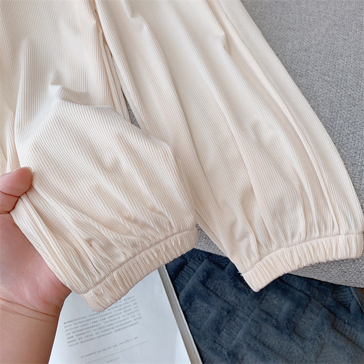 CA23072702女童防蚊褲夏季薄款冰絲褲子新款兒童休閒褲女寶寶運動褲