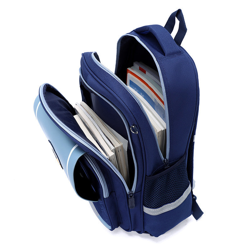 Z25022311兒童拉桿書包小學生防水女男拉桿式拖拉爬樓一二三到六年級大容量