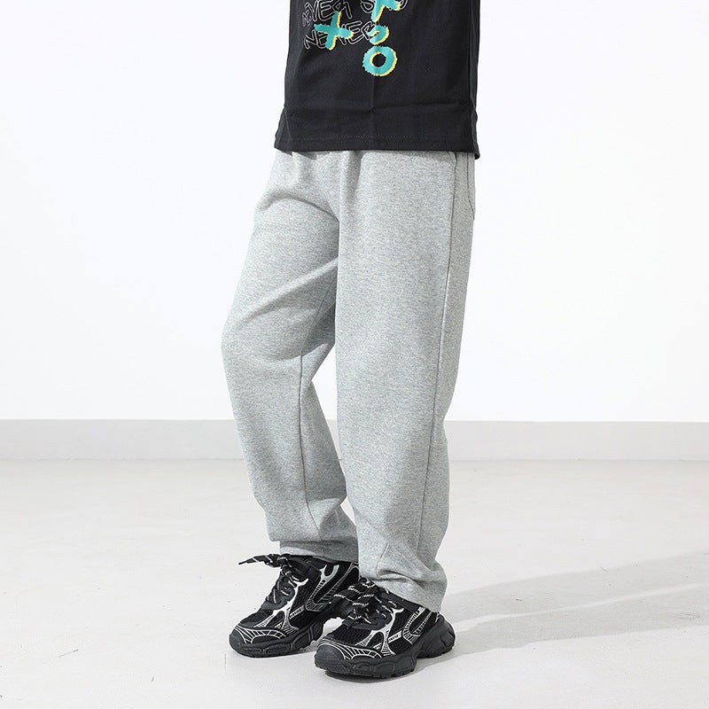 FI25101419童褲秋季韓版新款兒童運動長褲大童加肥平腳褲男童防蚊褲子批發