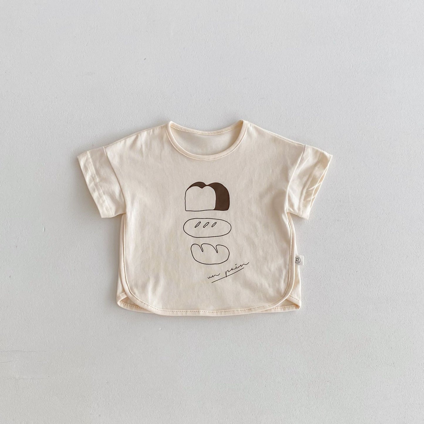 Z25022321夏季薄款男女寶寶短袖T恤上衣嬰幼兒寬鬆短褲褲子韓國版ins童裝套裝