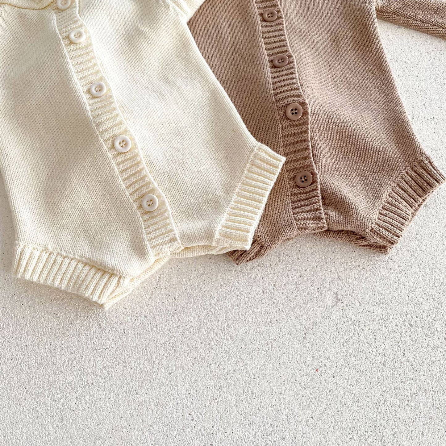 G24110618韓版嬰幼兒寶寶ins秋季新款針織連帽哈衣2024寶寶秋季毛衣款爬衣