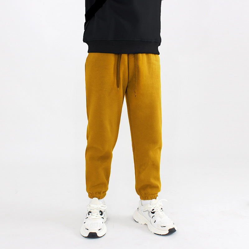 FI25101416秋季童褲韓版新款男童運動長褲大童純色休閒褲