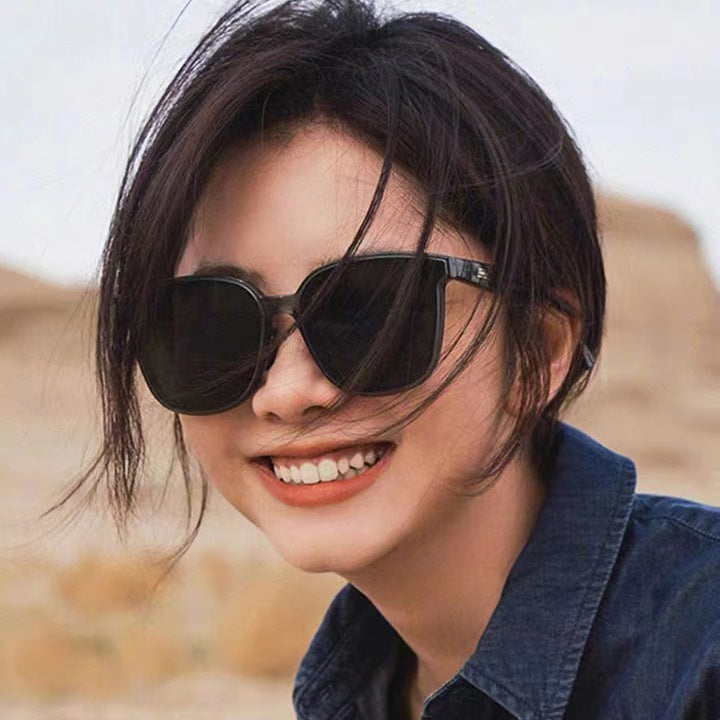 Z24070215時尚gm墨鏡女高級感顯臉小GM偏光太陽眼鏡男防太陽眼鏡批發(盒子需另下單)