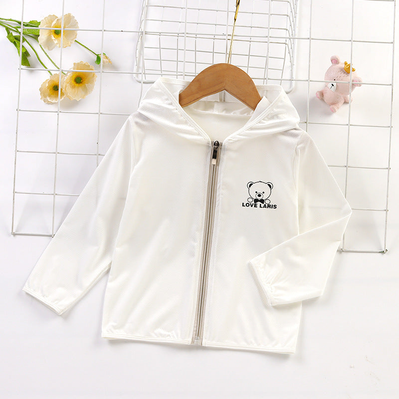 CD25050310兒童防曬衣冰絲洋氣女童衣服夏季輕薄款卡通外套男童女童