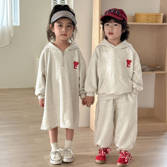 Z25020906兒童春季秋季套裝男童運動衛衣-新款男嬰弟弟妹妹弟弟妹妹春裝