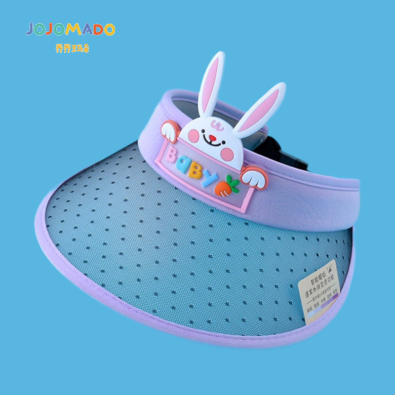 GD24051902兒童防曬帽夏季防暑空頂太陽帽男童女寶大帽簷遮陽帽(9-12天到貨)