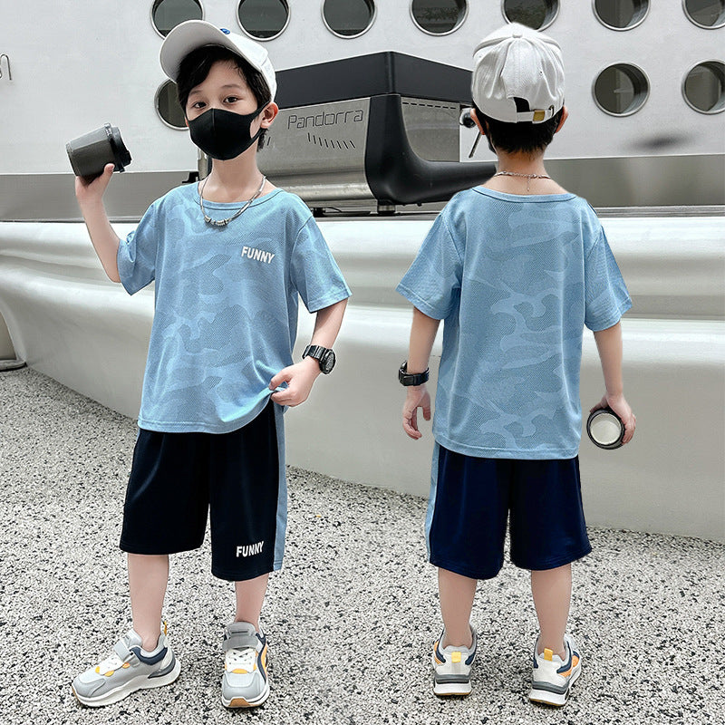 Z24060101新款兒童運動夏季男童衣服