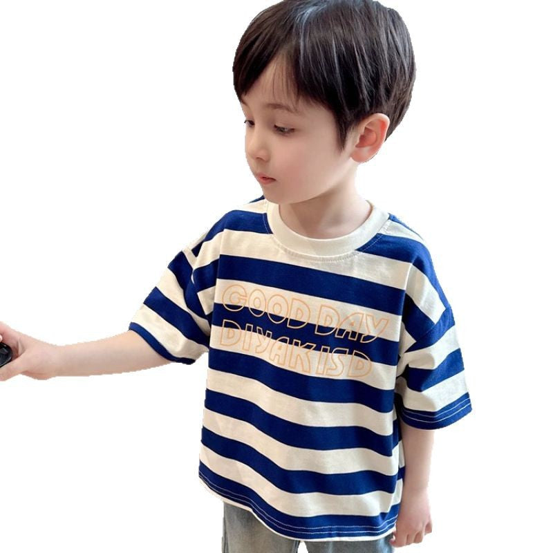 CD25050314兒童短袖t恤純棉女童夏裝嬰兒寶寶夏季童裝新款男童上衣