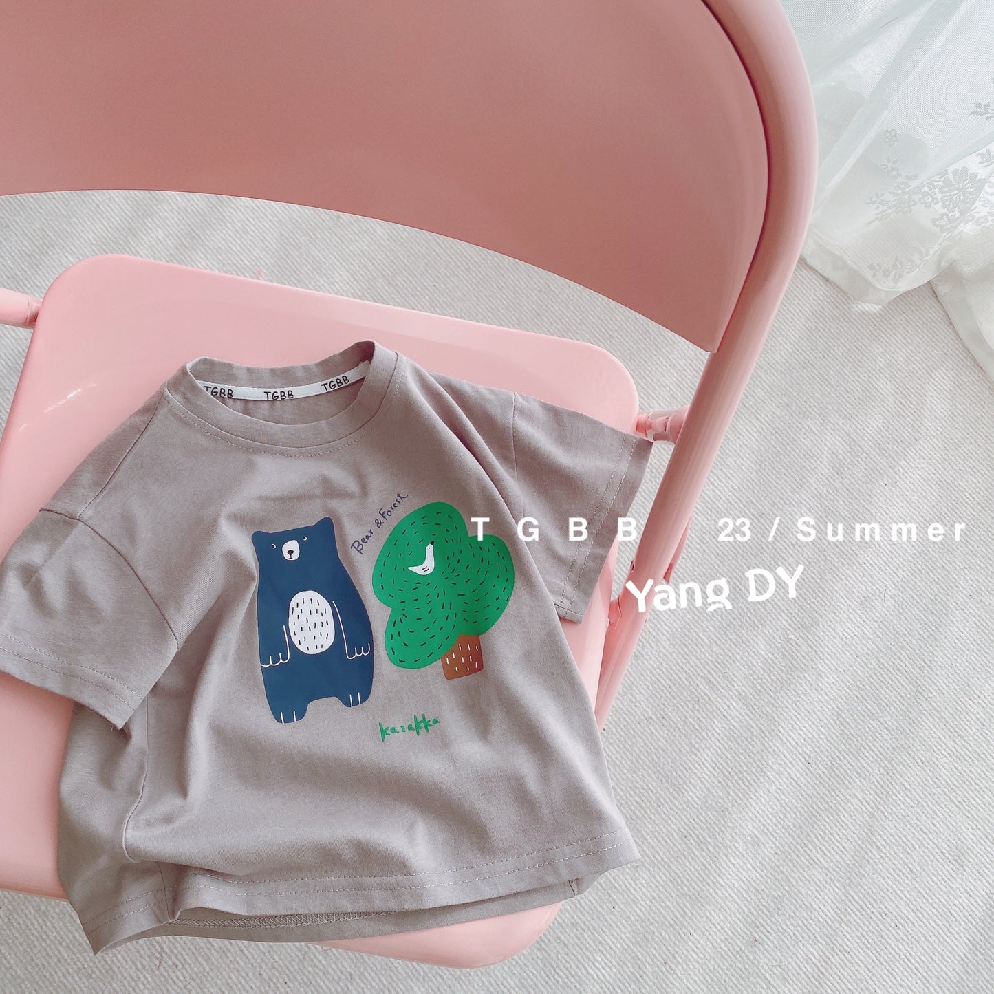 CA23072714春夏裝兒童短袖T恤男女童純棉韓版童裝卡通印花童裝批發服裝