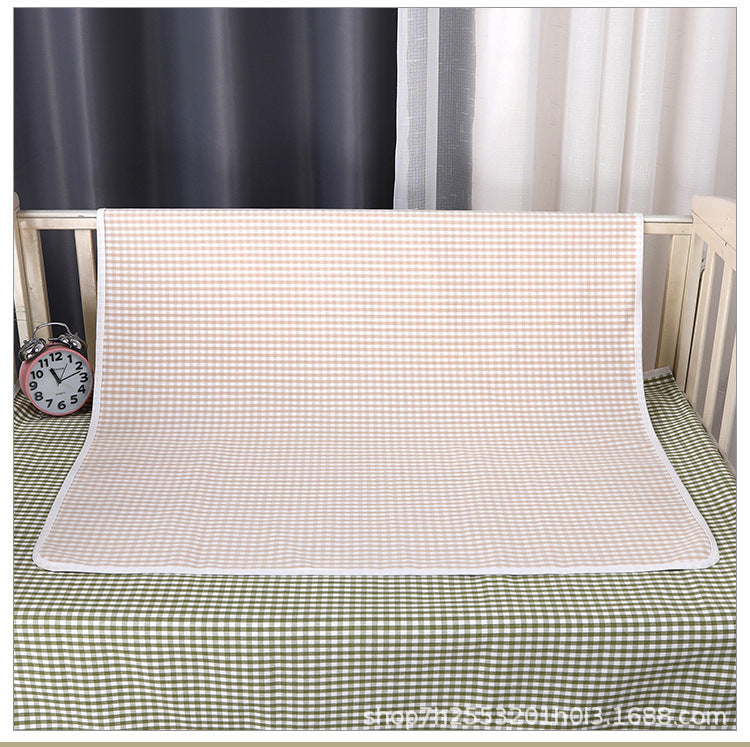 Z25040128苧麻夏季涼席隔尿墊防水透氣寶寶兒童阿姨墊可洗夏天清涼隔尿墊