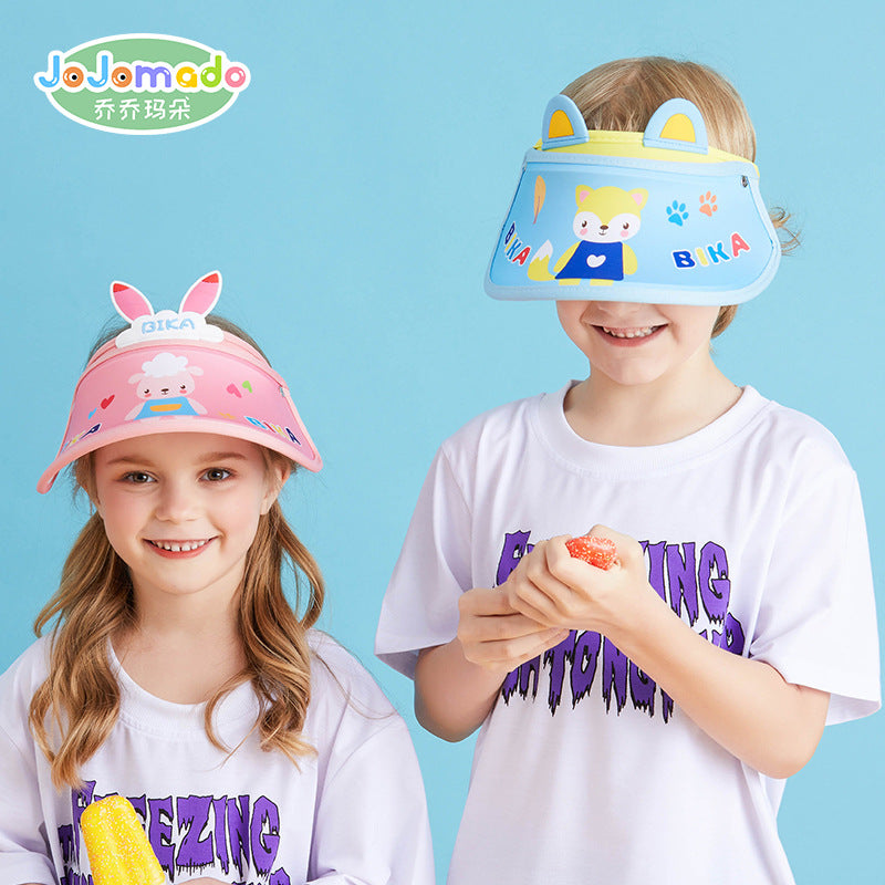 GD24051902兒童防曬帽夏季防暑空頂太陽帽男童女寶大帽簷遮陽帽(9-12天到貨)