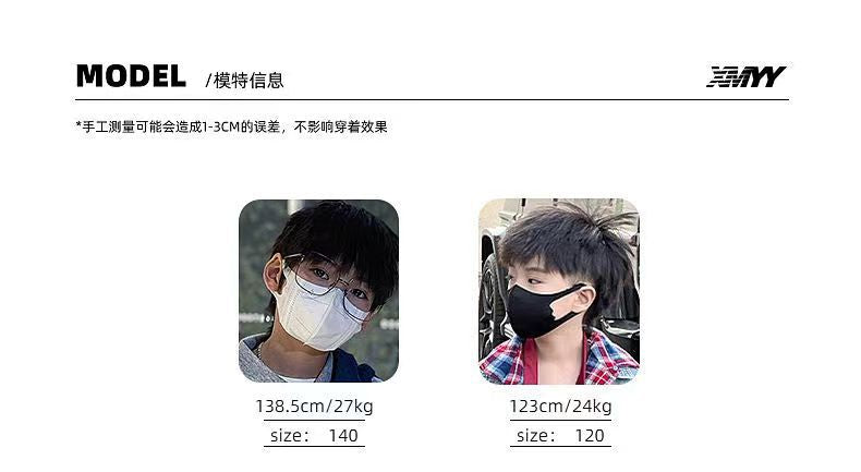 FG25053016男童網紅薄款夏季套裝男孩大兒童時髦洋氣炸街運動夏裝潮衣服