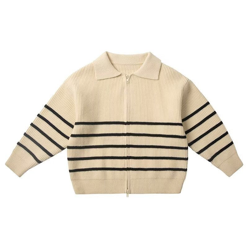 FD24010418童裝男童開衫毛衣秋冬款2023新款兒童秋冬季男孩針織衫中大童外套