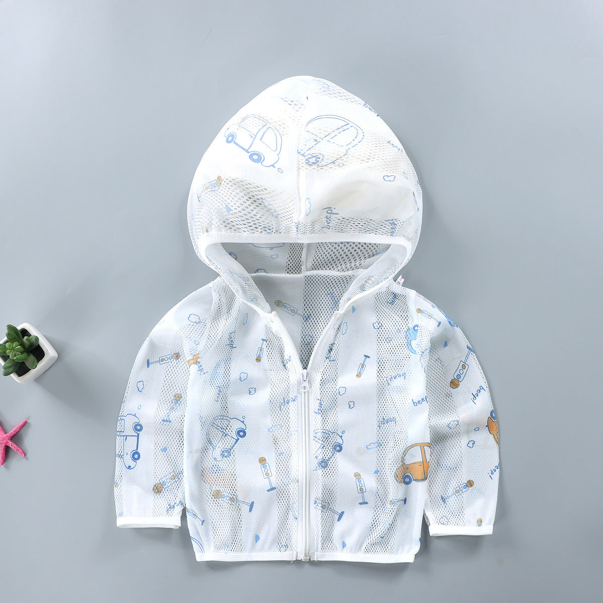 Z25022319冰絲薄款兒童防曬衣透氣防曬男童女童防曬服夏日防曬衫
