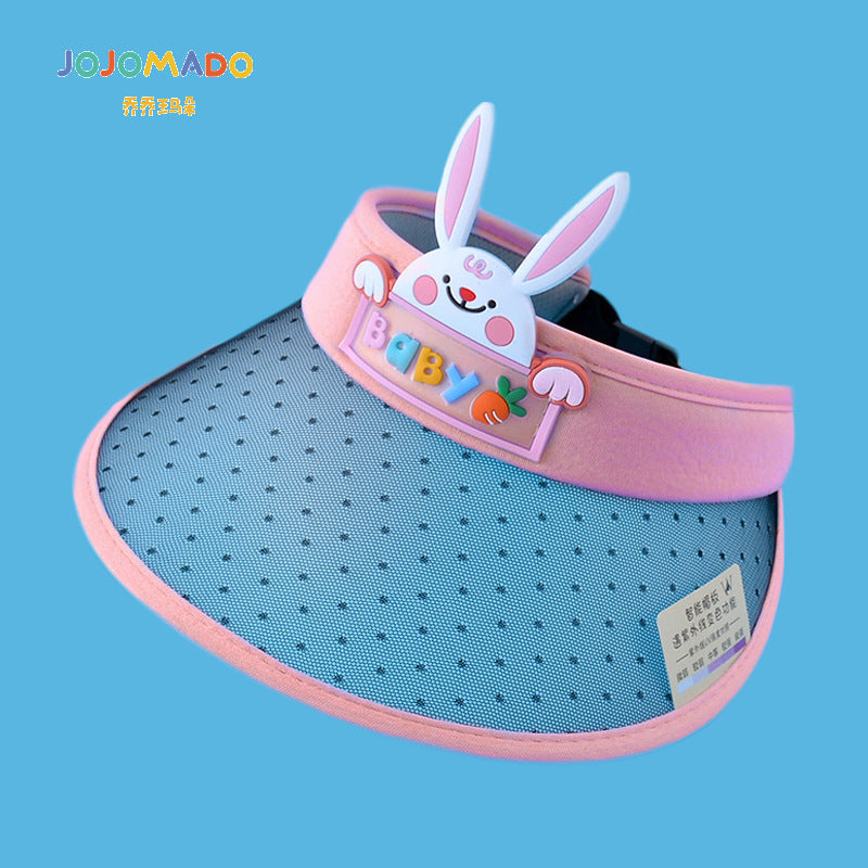 GD24051902兒童防曬帽夏季防暑空頂太陽帽男童女寶大帽簷遮陽帽(9-12天到貨)