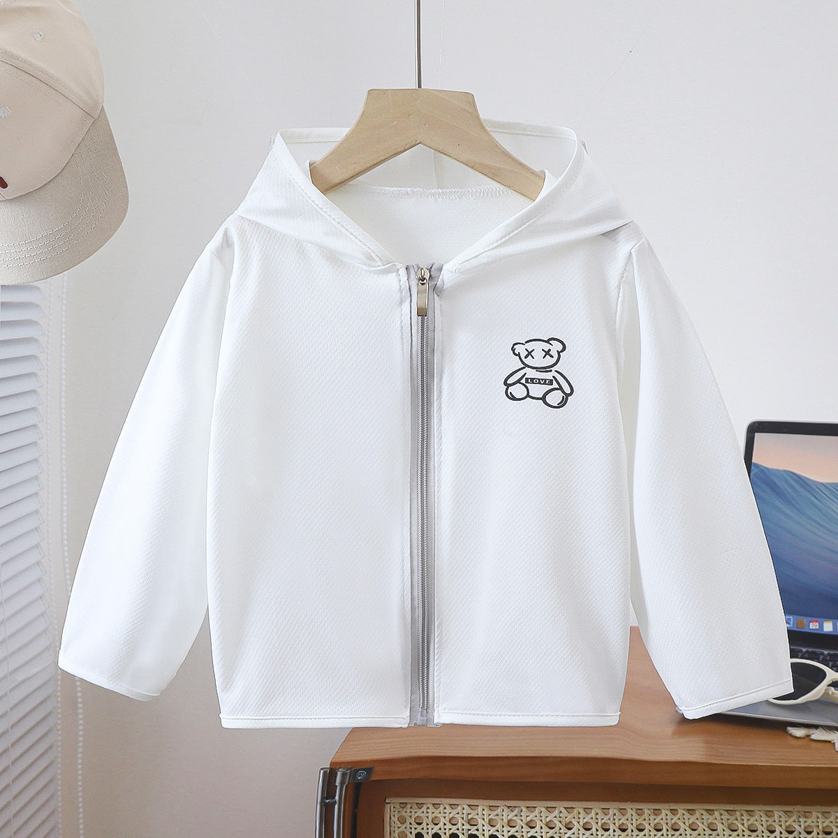 Z25022318冰絲薄款兒童防曬衣透氣防曬男童女童防曬服夏日防曬衫