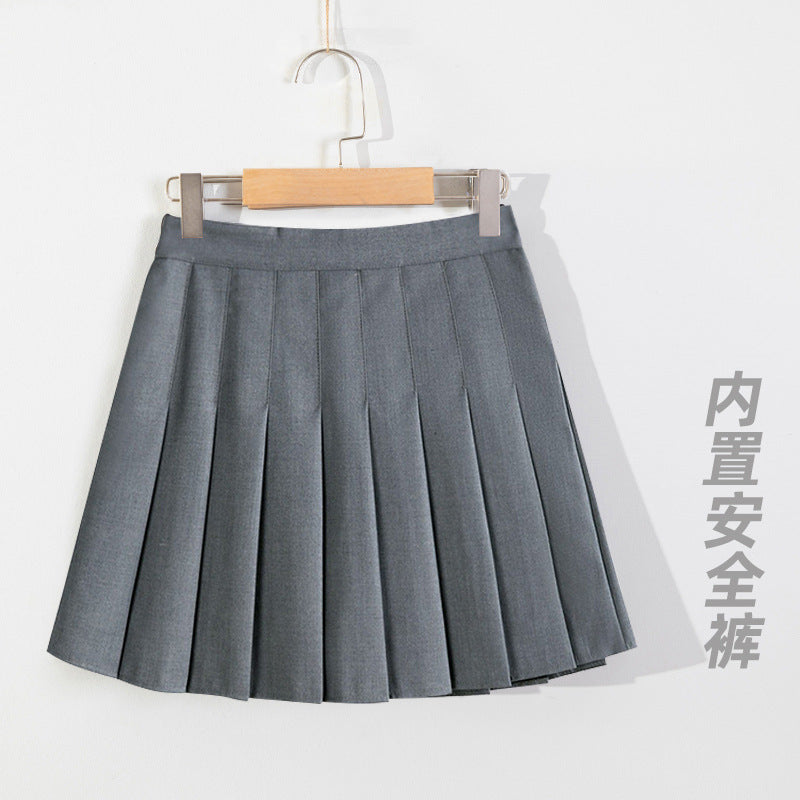 Z25033116女童短裙夏季韓版洋氣女大童百褶裙夏裝兒童學院風裙子