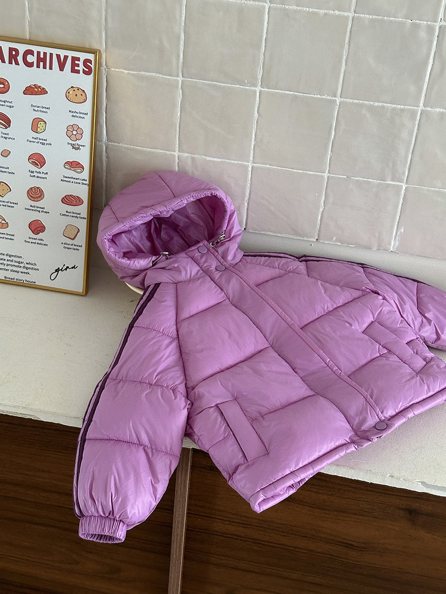 Z24120107韓版兒童外套中大童秋冬男童棉襖羽絨棉服外貿童裝