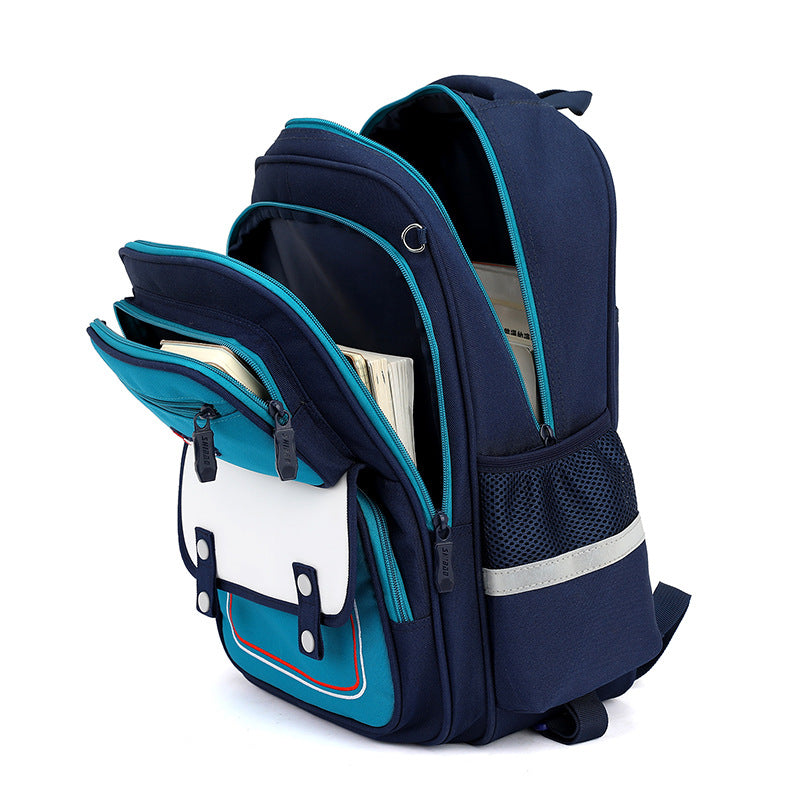 Z25022310亞馬遜跨境新品兒童拉桿書包小學生男女生爬樓梯六輪防水護脊減負