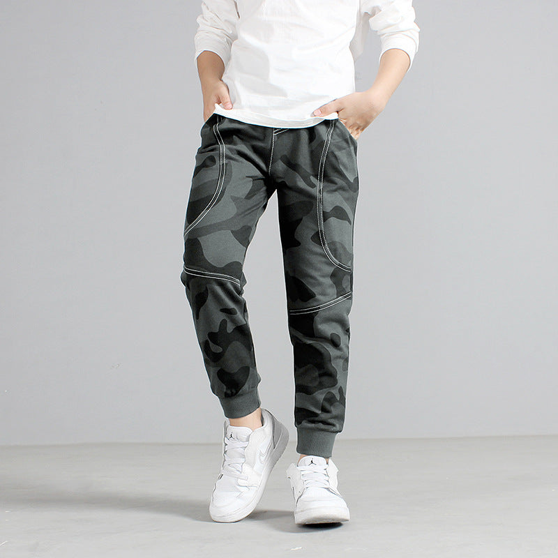 FI25101409男童秋季韓國版新款百搭長褲休閒立體款