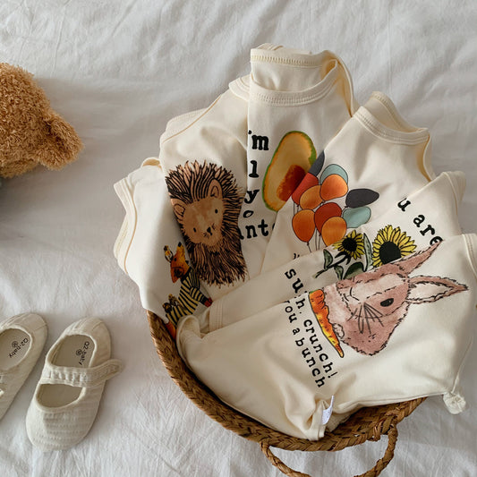 G23051603嬰兒卡通印花包屁衣服