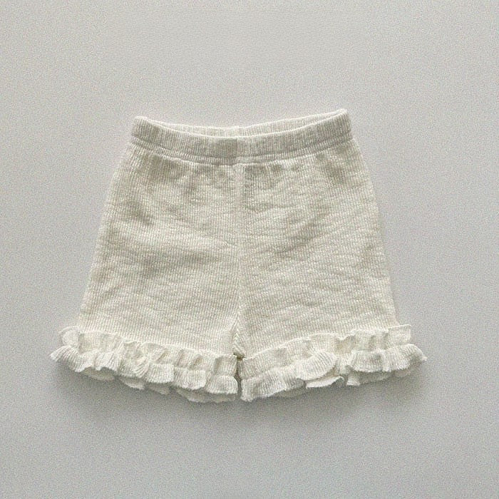 GF25061710ins韓版嬰童寶寶夏季純棉坑條木耳邊背心上衣短褲套裝高彈外出服