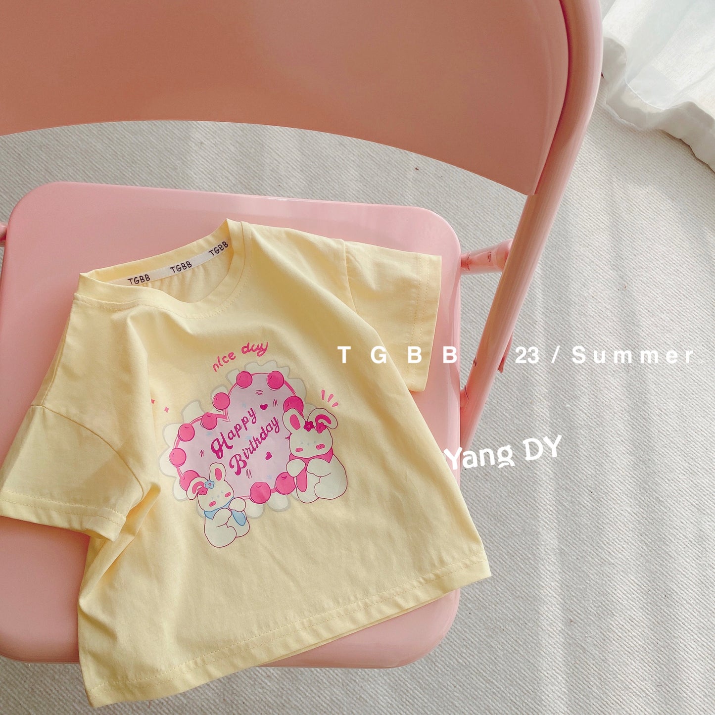 CA23072714春夏裝兒童短袖T恤男女童純棉韓版童裝卡通印花童裝批發服裝