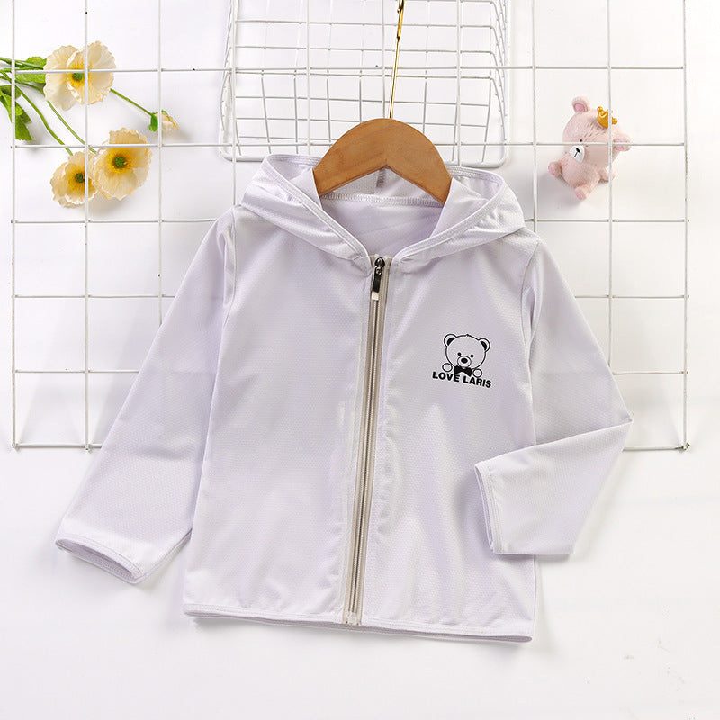 CD25050310兒童防曬衣冰絲洋氣女童衣服夏季輕薄款卡通外套男童女童