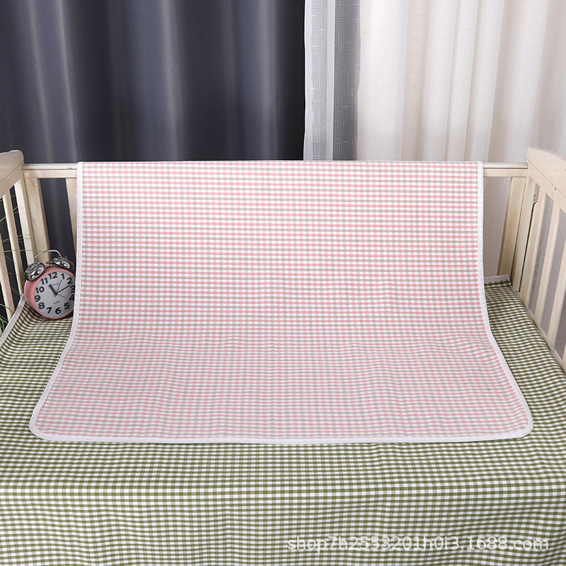 Z25040128苧麻夏季涼席隔尿墊防水透氣寶寶兒童阿姨墊可洗夏天清涼隔尿墊