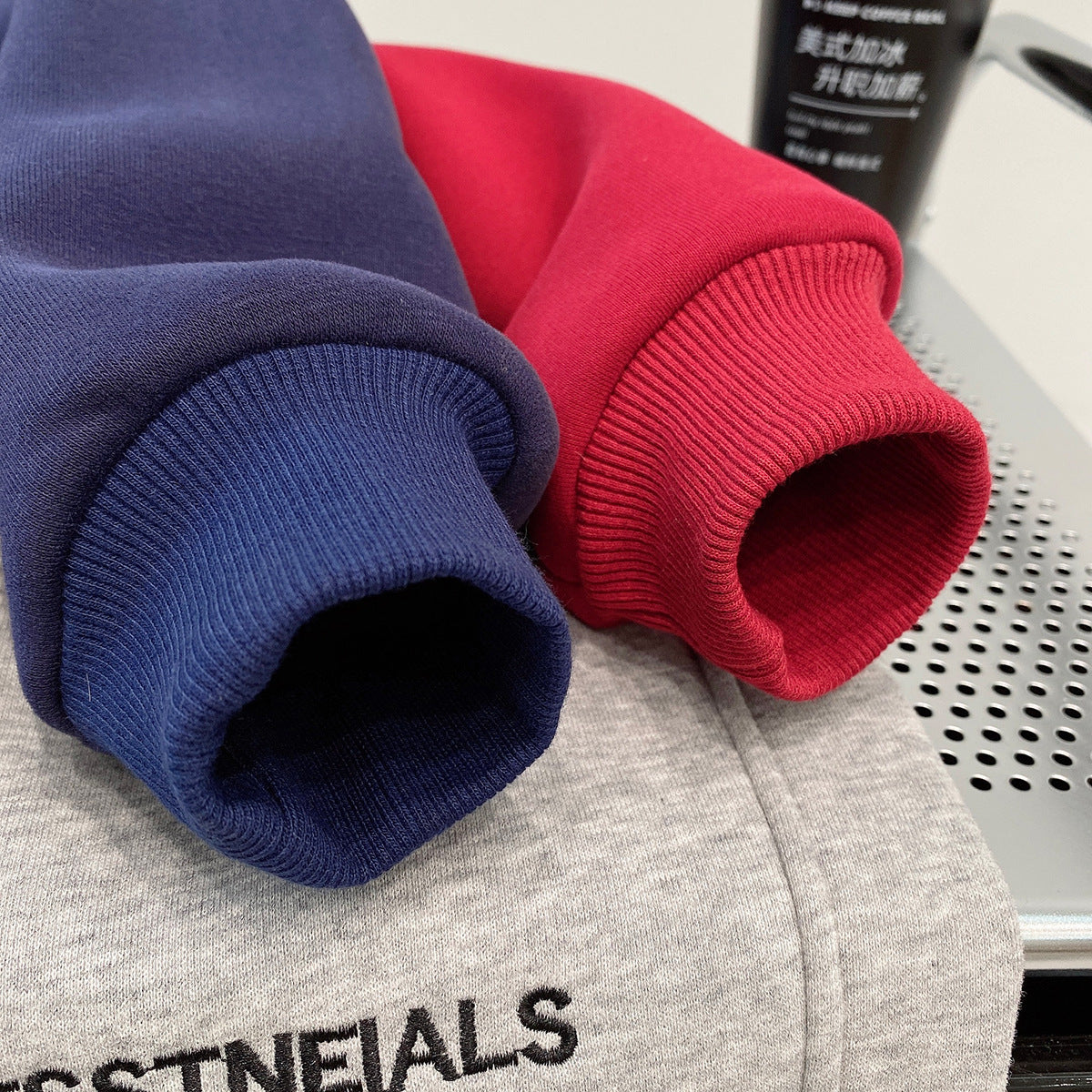 CA24121806冬季新款男童加絨套頭衛衣中小童加厚外套兒童年服寶寶紅色新款