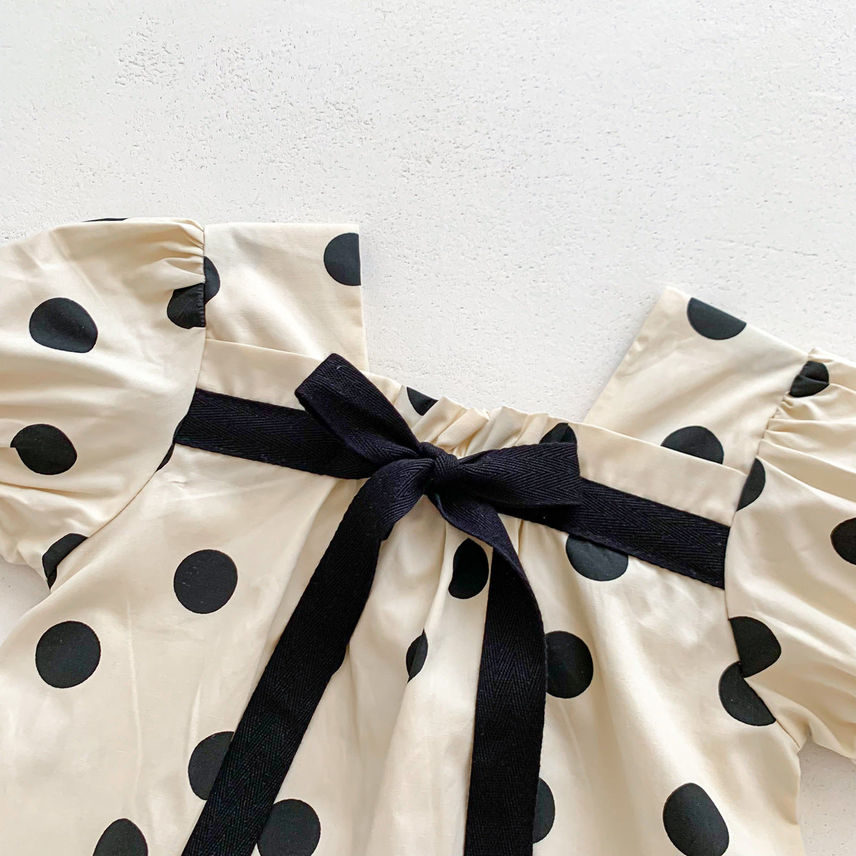 G25051418嬰兒韓版薄款甜美夏裝嬰兒波點女寶寶連身包屁衣嬰幼兒洋氣哈衣服