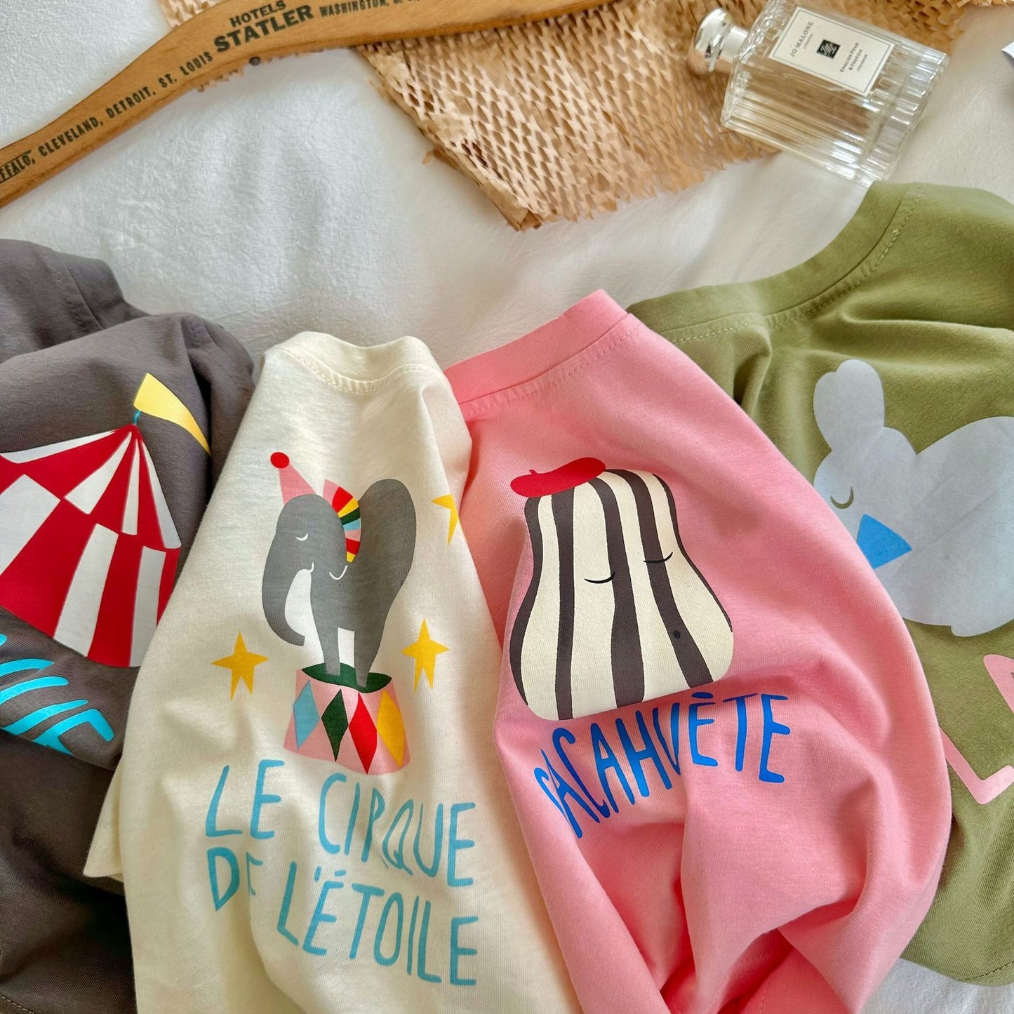 CA23072705男女童短袖T恤卡通印花可愛韓版寶寶半袖上衣