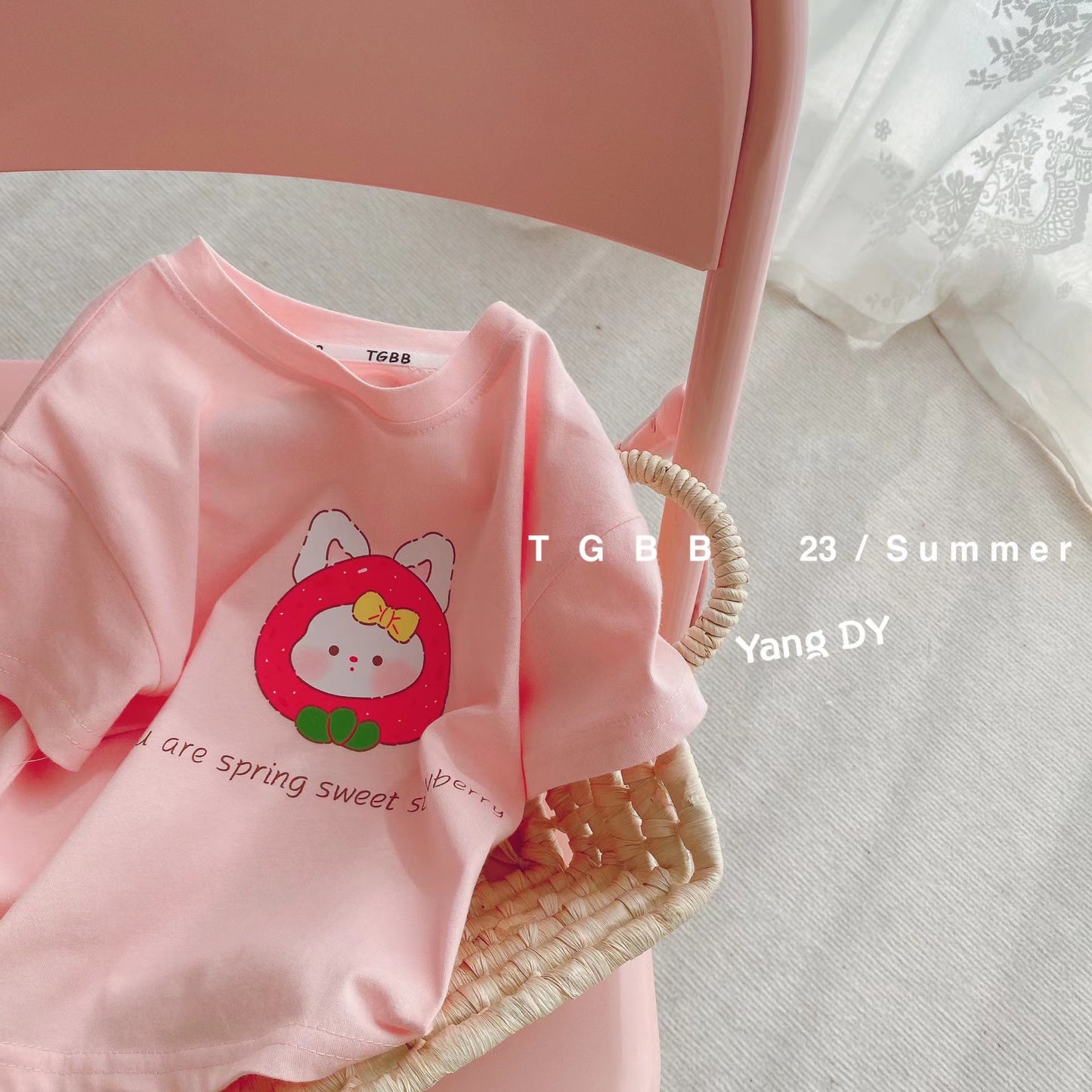 CA23072714春夏裝兒童短袖T恤男女童純棉韓版童裝卡通印花童裝批發服裝