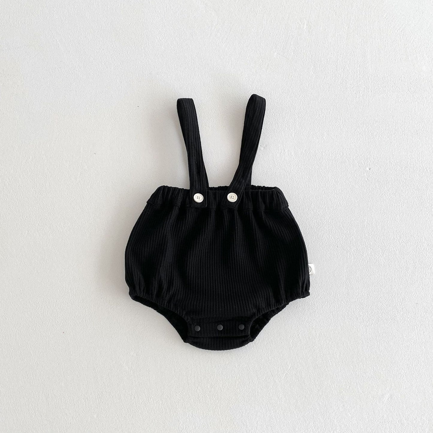 G25092513嬰兒衣服秋裝背帶褲套裝韓版女花邊洋氣碎花上衣女童包屁褲兩件套