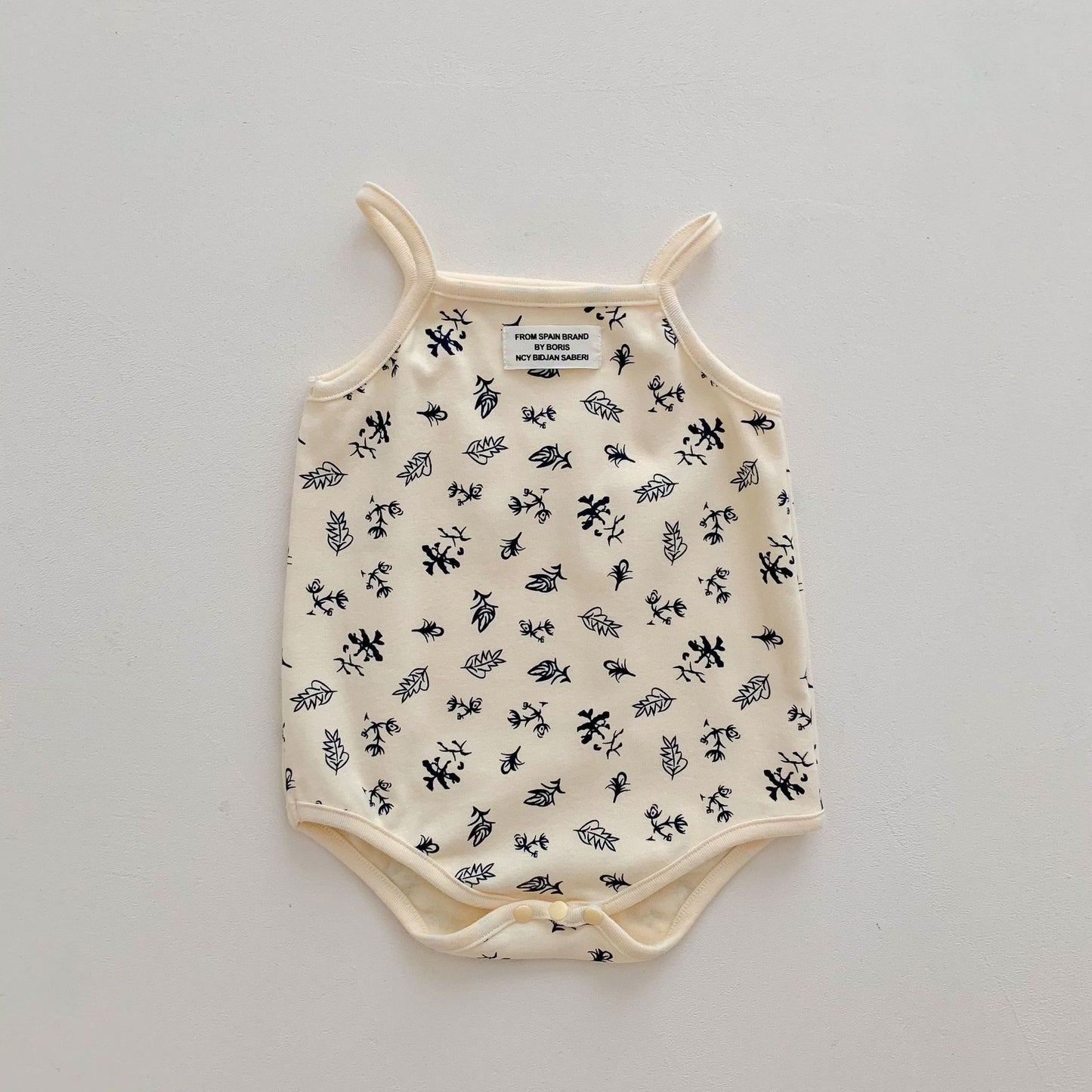 24041401 ins夏季男女嬰兒吊帶包無人機衣三角哈衣爬爬服寶寶小背心無袖連身衣
