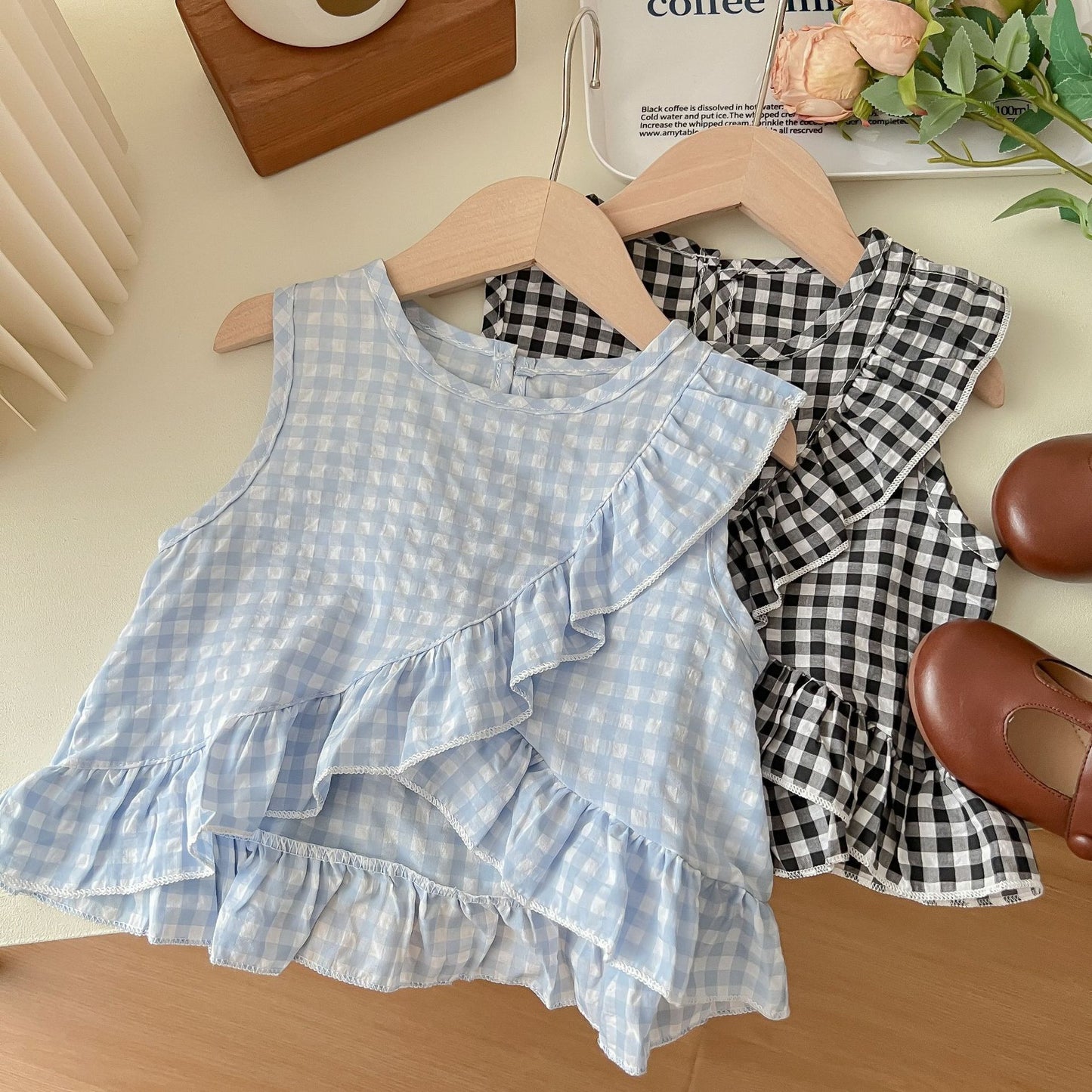 C23042514夏季新款女寶寶夏裝韓版公主小童時尚洋氣童裝兩件套