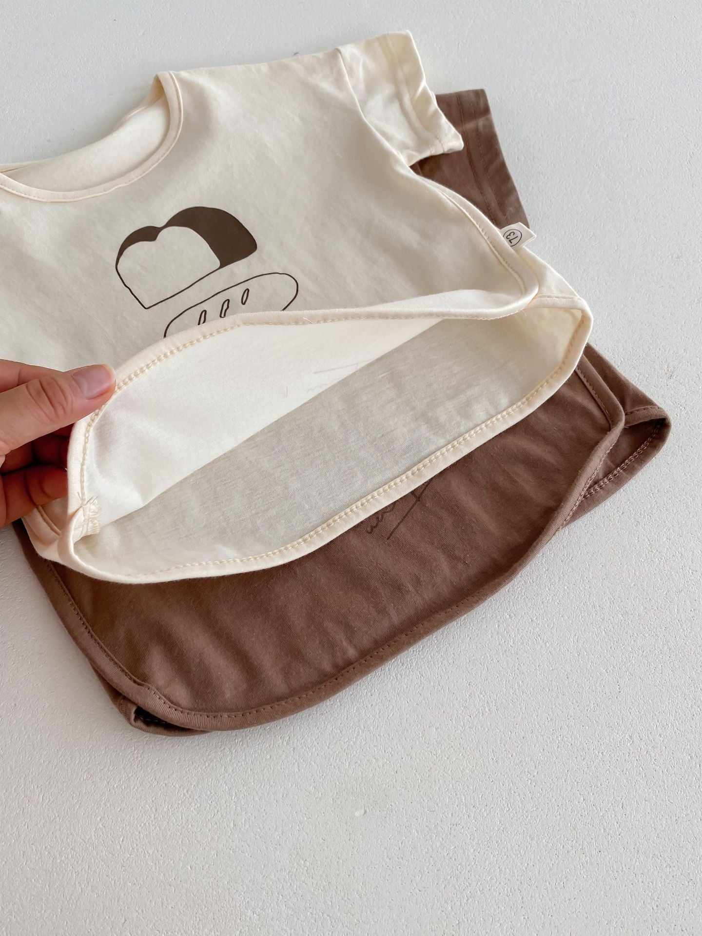 Z25022321夏季薄款男女寶寶短袖T恤上衣嬰幼兒寬鬆短褲褲子韓國版ins童裝套裝